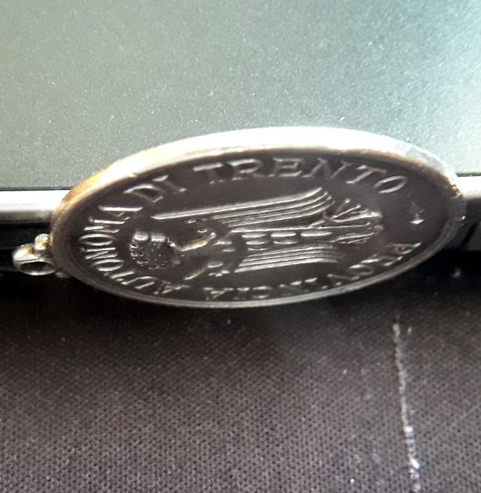 Сребърен медал на провинция Тренто-Италия от 1968 год.