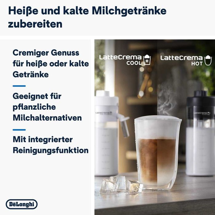 Кафеавтомат DELONGHI ELETTA ЕXPLORE ECAM450.65.G LATTECREMA HOT TECHNOLOGY 1800.00 ml АВТОМАТИЧНА КАПУЧИНО СИСТЕМА 19.00 bar, ОПЦИЯ ЗА МЛЯНО КАФЕ