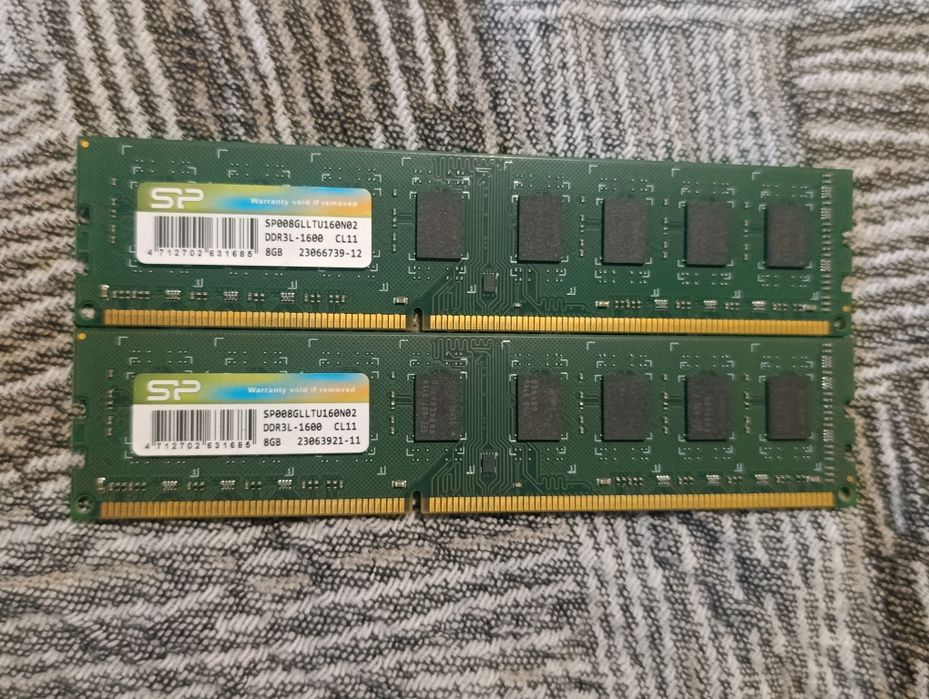 16GB DDR3 1600MHz RAM Silicon Power – Тествана, Работи Перфектно!