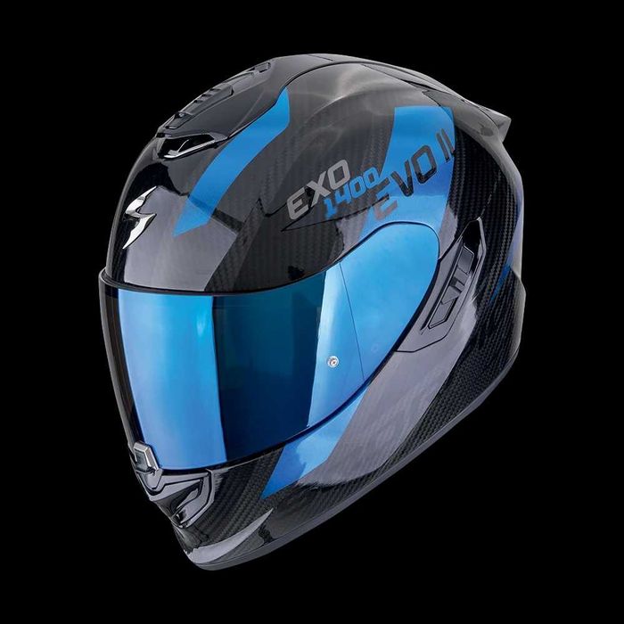 Каска Scorpion Exo-1400 Evo II Carbon Air Platted