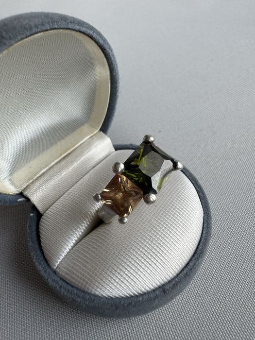 Inel din argint si cubic zirconia