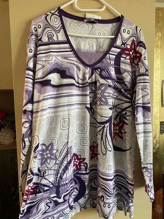 Bluza bumbac marime L/XL femei maneca lunga noua