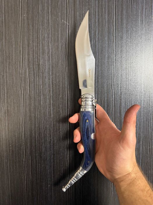 Briceag Spaniol Cricket Bandolera Lemn Lama 16 CM Albainox 38 CM