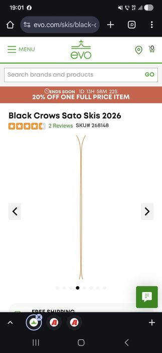 Schi ski all-mountain  Black Crows Sato 2026