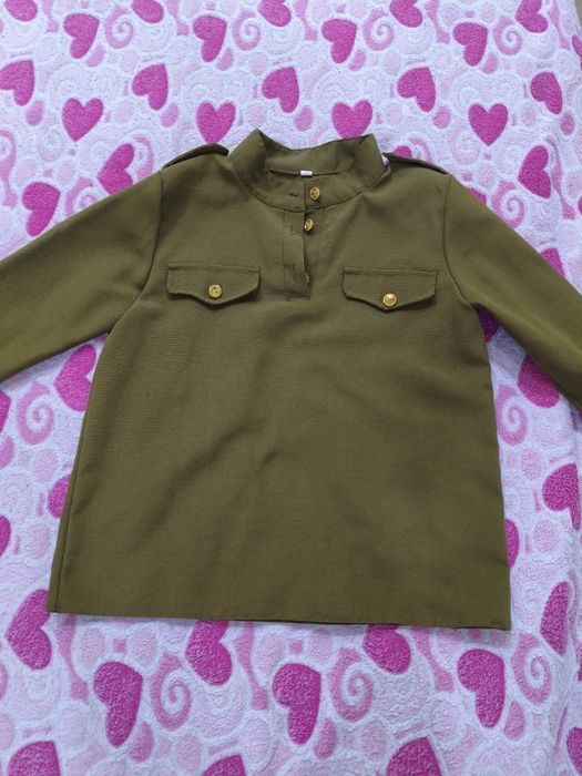 Военная рубашка детская