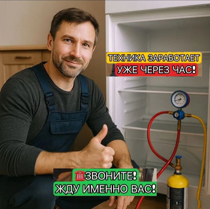 Ремонт холодильников морозильников с гарантией