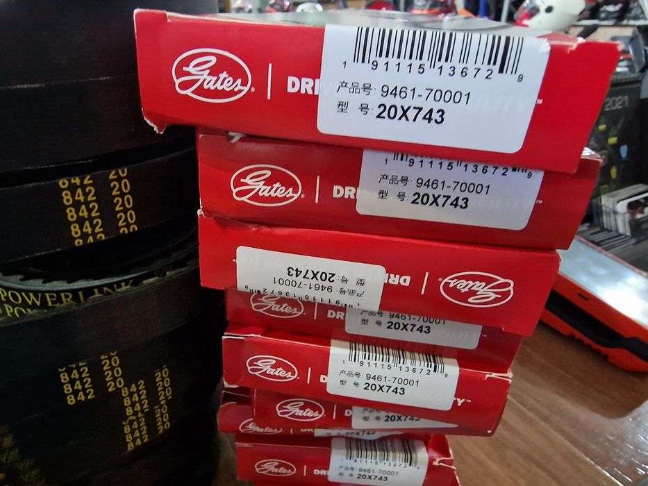Усиленный ремень Gates PowerLink для скутеров в оригинале