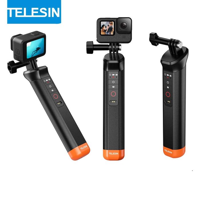Maner plutitor suport filmare cu telecomanda bluetooth pentru camere de actiune GoPro 8 9 10 11 12 13