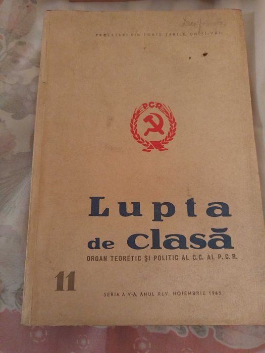 Carti  PCR  " Lupta de clasa "
