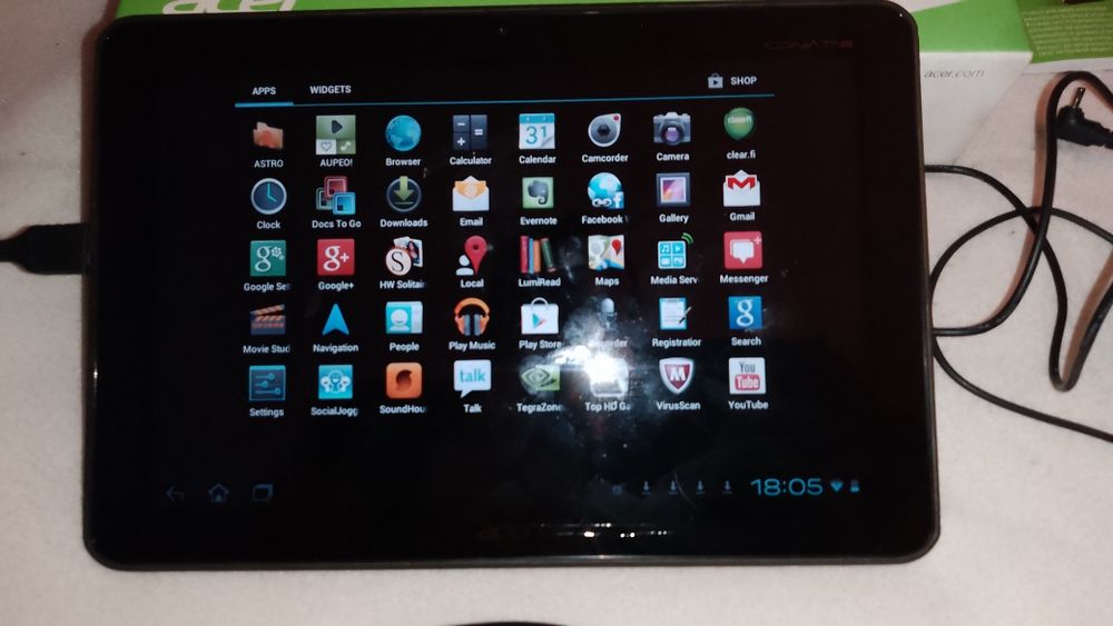Таблет Acer Iconia A200 Работещ с някои забележки