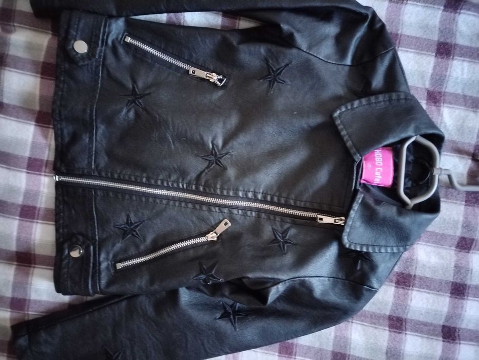 Топло зимно яке и готино Кожено яке