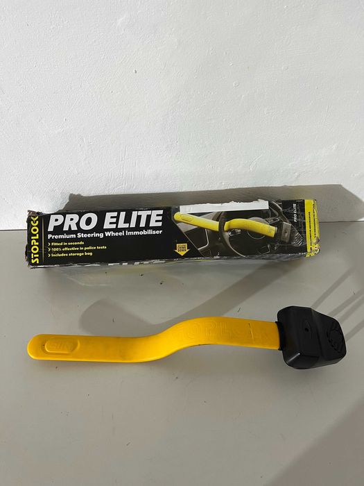 Stoplock Pro Elite – Antifurt volan auto, negru/galben