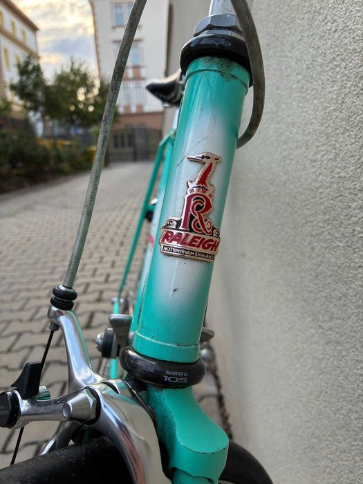 Bicicleta retro Raleigh Corsa - Single Speed / Fixie / Oras