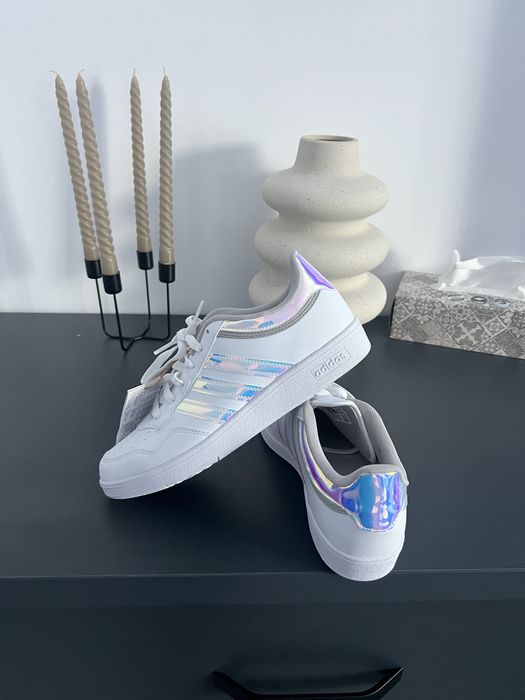 Sneakers Adidas Hoops 4.0 alb