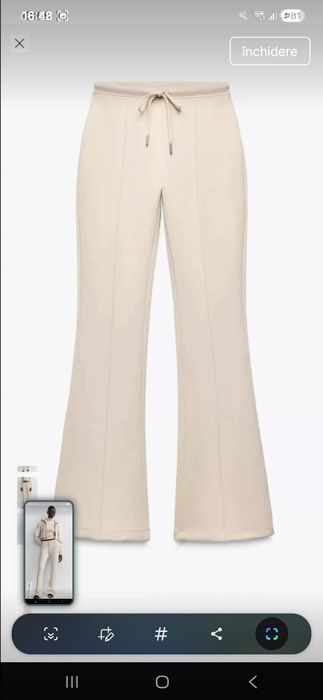 Pantaloni evazați Zara