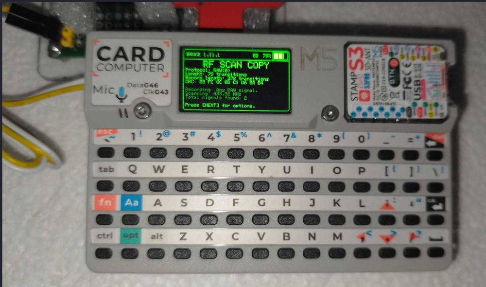 Jamming All bluetooth dev. with NRF24L01 / CC1101 - cardputer/M5StickC