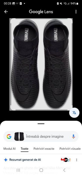 Ghete fotbal Nike mercurial superfly