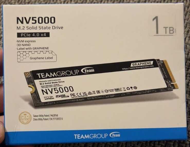 Team Group NV5000 M.2 2280 1TB PCIe 4.0 x4 with NVMe Internal Solid State Drive (SSD) TM8FGM001T0C101