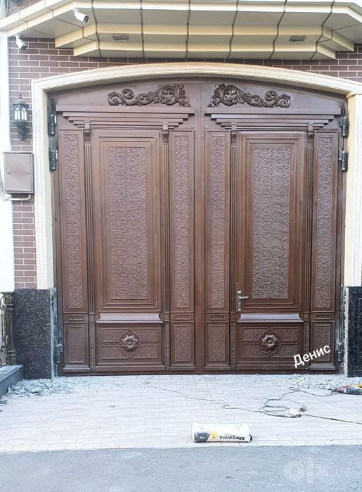 Двери ворота перила навес ограда мангал решетки на окна козырек