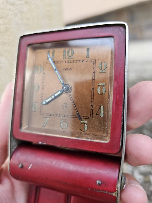 Ceas Jaeger-LeCoultre 2 Days 1930 Travel Clock de colectie defect