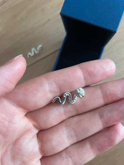 set cercei si pandantiv de argint Swarovski