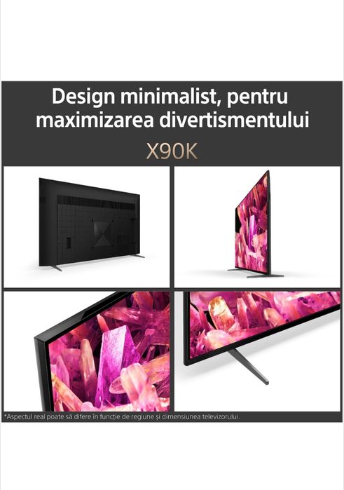 Televizor Sony LED 65X90K, 164 cm, Smart Google TV, 4K Ultra HD, 120Hz