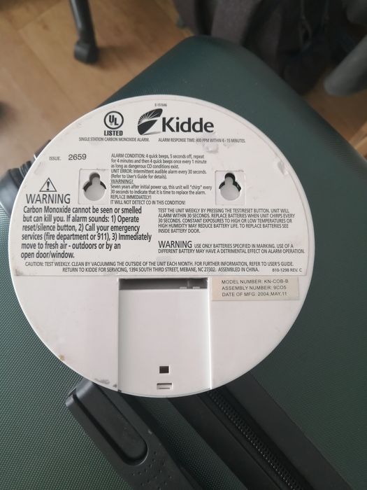 Датчик угарного газа kidde