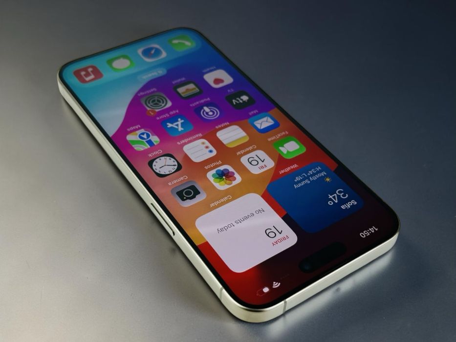 Apple iPhone 15 Pro 128GB Natural Titanium Перфектен! Гаранция!