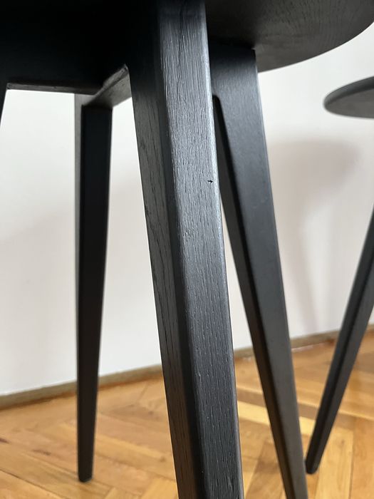 Set masuță-noptieră din stejar