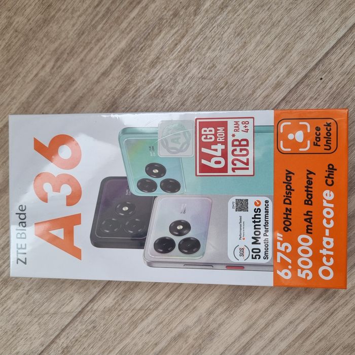 Смартфон ZTE A 36 на 64 GB
