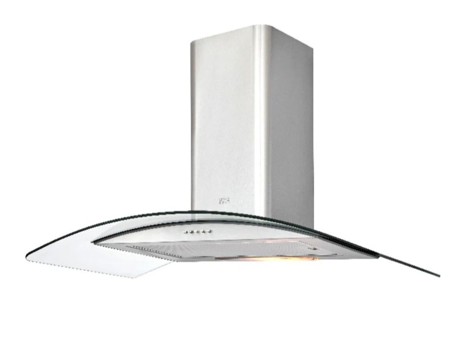 Hota decorativa 90 cm inox, functionala, tip Cooke & Lewis / Bricoline