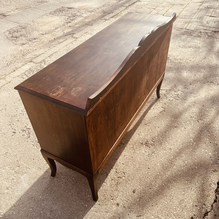 Шведски винтидж бюфет / скрин – масив, 1930–1940 г.