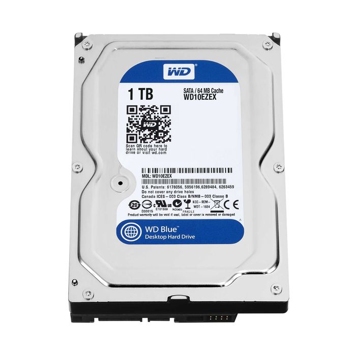 Hard disk HDD WD Blue 1 TB 7200 rpm количество есть