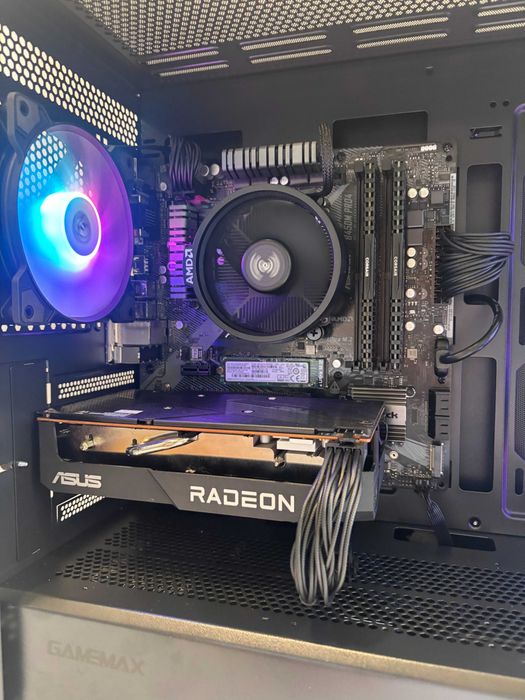 Геймърски компютър AMD Ryzen 5 4500, RX 7600 8GB, 16GB ram