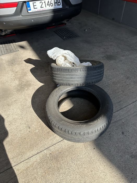 Продавам летни гуми на два сезона изминато 4000 км с тях