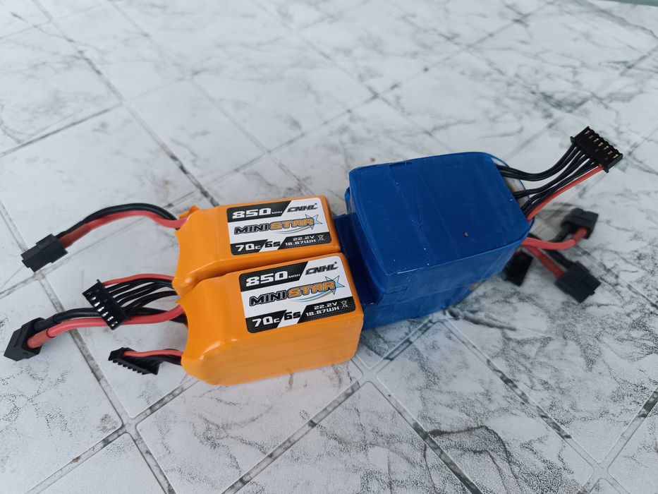 6s FPV дрон 3.5 inch ELRS DJI O3 unit gps, DJI Googles V2, Jumper T-pro V2, Toolkit RC M6D, батарея 6s 850 mAh