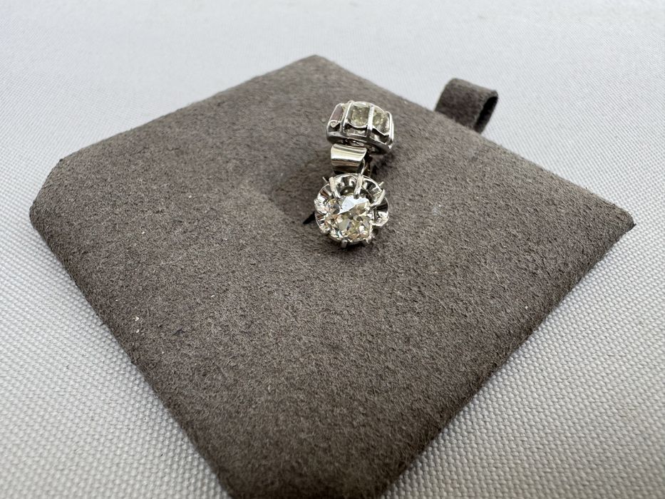 Cercei aur si diamante