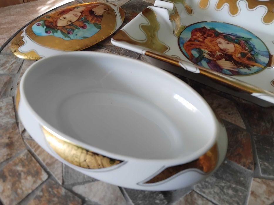 Bomboniera si Scrumiera Portelan Hollohazi