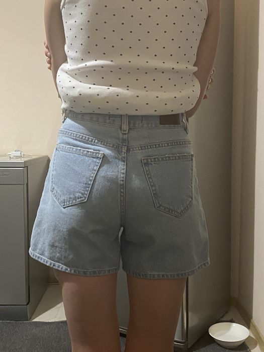 Новые Джинсовые шорты для девочек,11-12 лет,рост 152 см