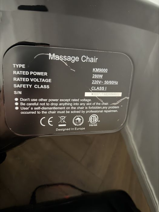 Fotoliu masaj Komoder