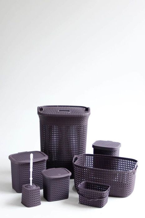 Пластиковый комплект из 7 предметов для приданого
Вязаный узор 7 шт.