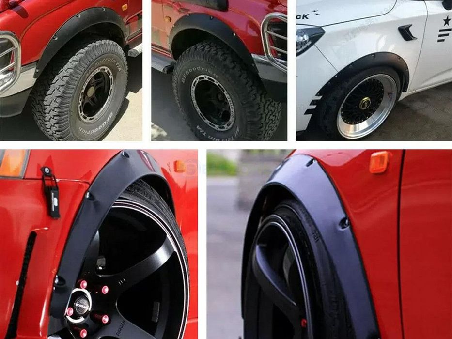 раздувки,разширители,вежди за калници  pvc предни + задни  4 броя ...