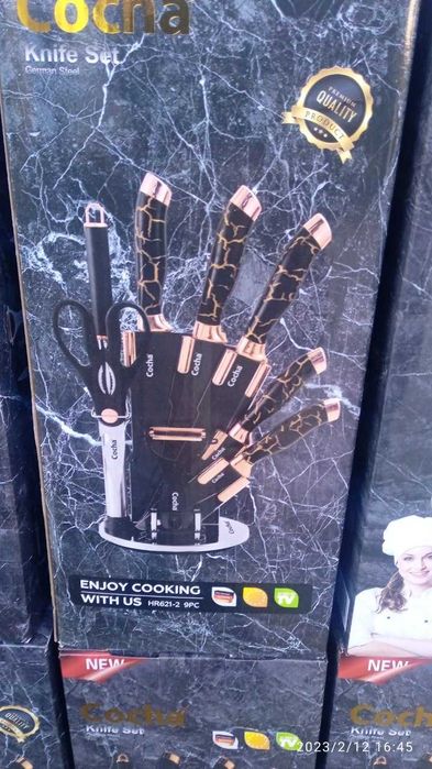 Пичоқ тўпламаи ошҳона учун сифатли метал ножи посуда ORGINAL