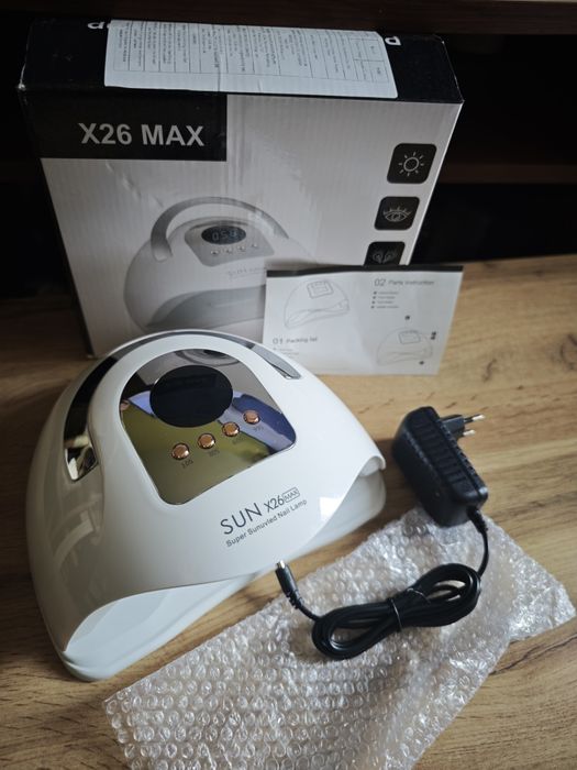 UV/LED лампа за маникюр SUN X26 MAX 380W с 81 LED диода и двойна дължи