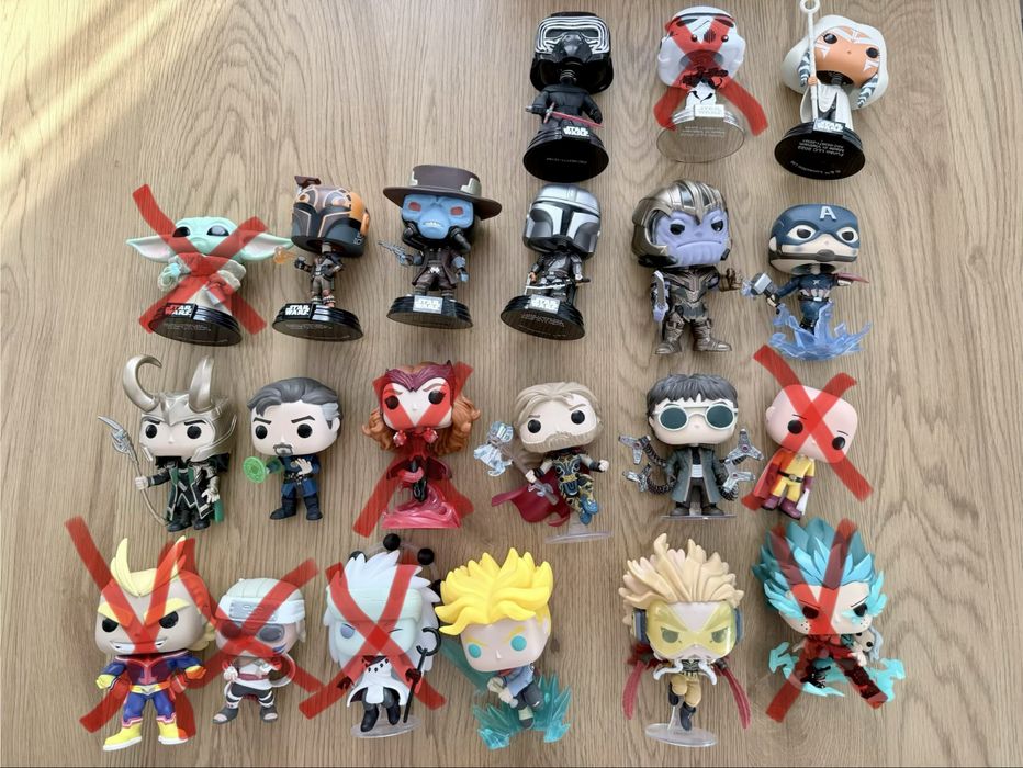 Funko Pop от колекций Star Wars, Marvel, My Hero Academia, Naruto