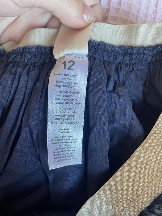 Елегантна тъмносиня пола с пайети