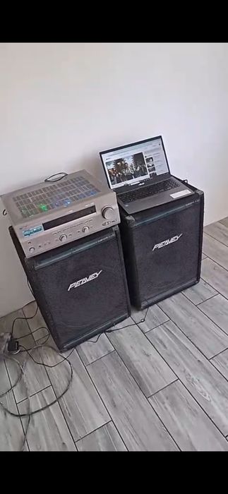 Vând boxe + stație