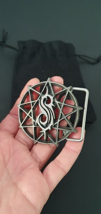 Slipknot Alchemy Poker pewter buckle Corey Taylor