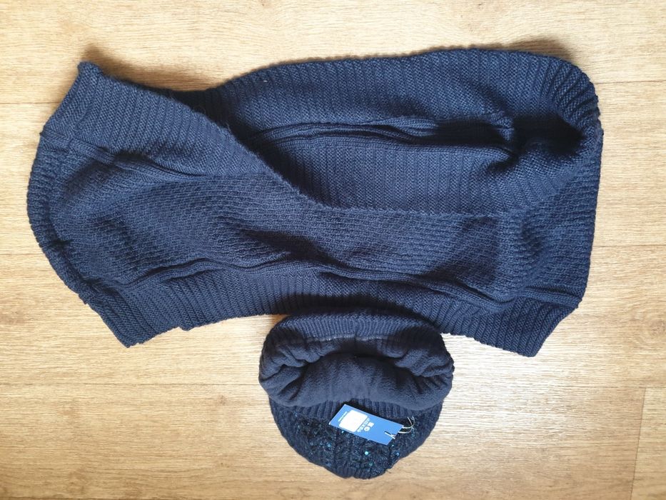 Шапка снуд женский