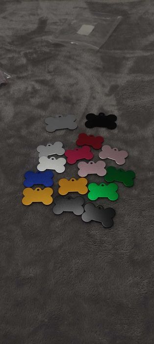 Medalion in forma de os pentru cățel